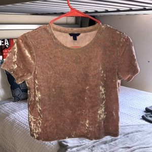Light Pink Velvet Tee